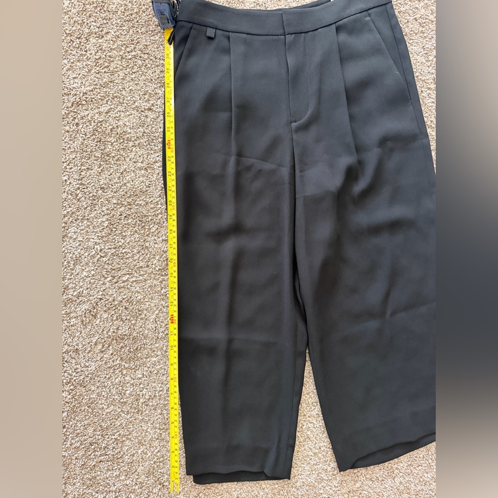 Vince Black Wide Leg Cropped Pants – Size 4 - Picture 7 of 7